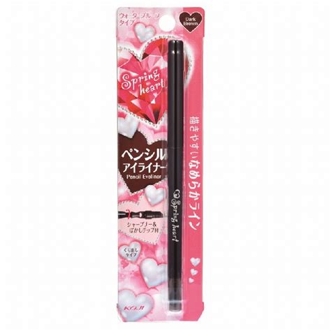 Spring Heart Long Lasting Eyeliner Dark Brown Kokoro Japan