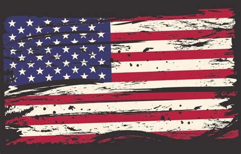 Grunge American Flag Vector Art, Icons, and Graphics for Free Download