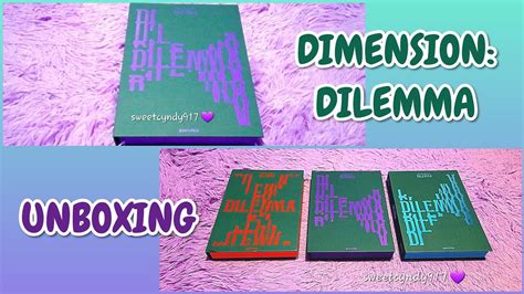 UNBOXING ENHYPEN 엔하이픈 DIMENSION DILEMMA SCYLLA ODYSSEUS CHARYBDIS