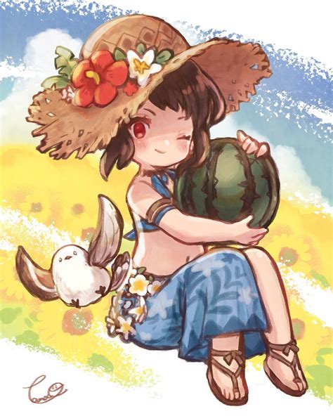 佐久良ゆきかぜ on Twitter RT tomoco 9 夏ララフェルまとめ FF14イラスト ララフェル