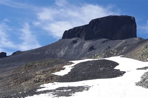 The Black Tusk Volcanic Mountain Stock Image - Image of view, black ...