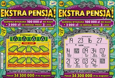 Extra Pensja Zdrapka Lotto Jak Wygra Extra Pensj Online