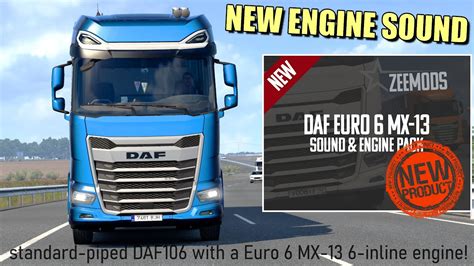 Ets New Engine Sound Daf Euro Mx Sound Engine Pack By