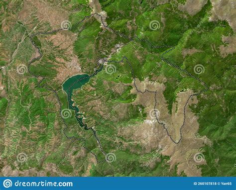 Debar Macedonia High Res Satellite No Legend Stock Illustration