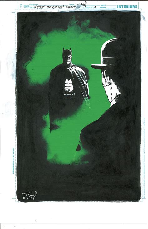 Batman One Bad Day Riddler Variant Cover In Legends Moreno S Jorge