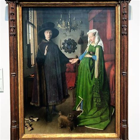 De vieilles connaissances Le double portrait des époux Arnolfini de