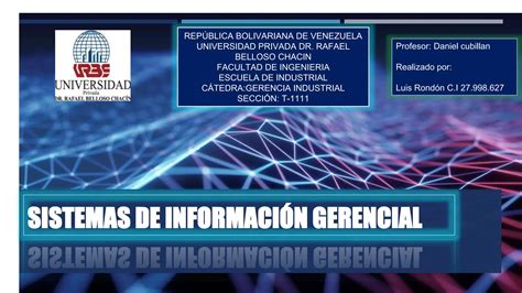 Sistemas De Información Gerencial Ppt Descarga Gratuita