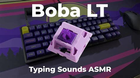 Boba LT Typing Sounds ASMR KBD67 Lite YouTube