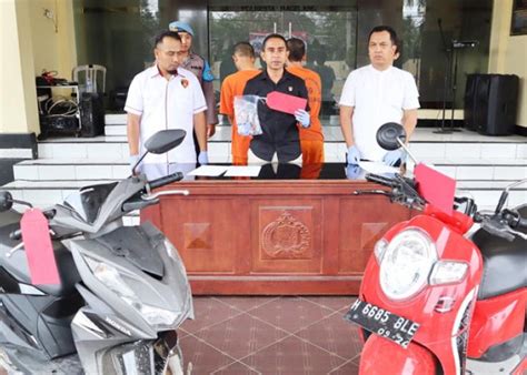 Sat Reskrim Polresta Magelang Ringkus Jaringan Curanmor Antar Kabupaten