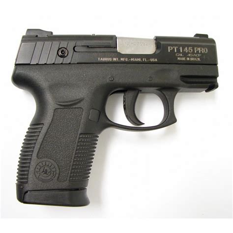 Taurus PT145 Millennium Pro 45 ACP Caliber Pistol All Black Model