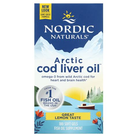 Nordic Naturals Arctic Cod Liver Oil Aceite De H Gado De Bacalao