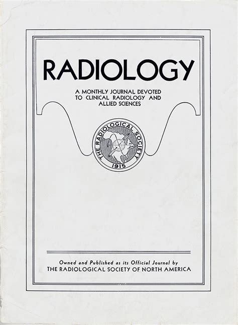 Radiology Vol 54 No 1