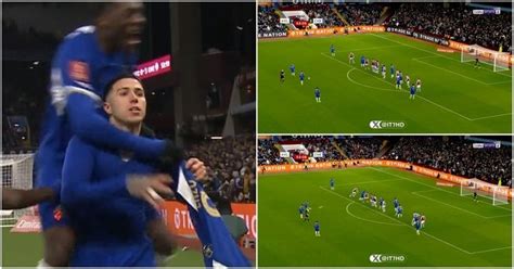 Enzo Fernandez Scores Incredible Free Kick For Chelsea Against Aston Villa