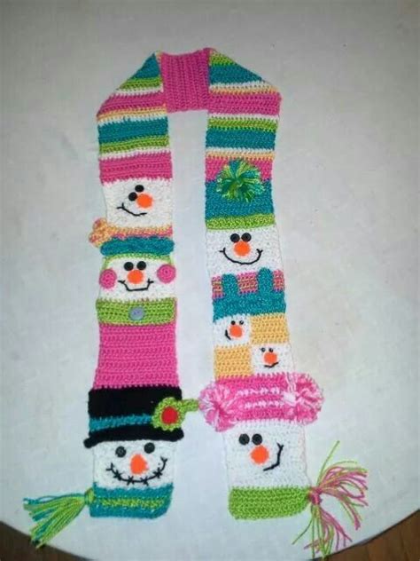 Mr Mrs Santa Scarf Crochet Pattern Digital Download Etsy Artofit