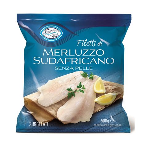 Oggipesce Filetti Di Merluzzo Sudafricano Senza Pelle Gr