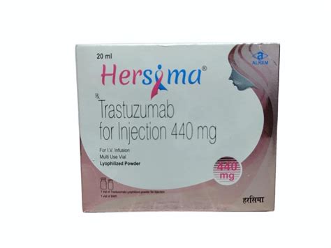 Hersima 440 Mg Trastuzumab At Rs 13600 Vial Trasturel Injection In