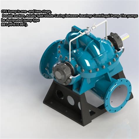 Vertical Single Stage Double Suction Volute Casing Pump China Water