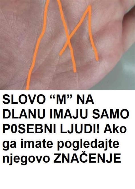 Slovo M Na Dlanu Imaju Posebni Ljudi Pozitiv Media