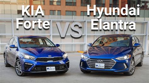 Kia Forte Vs Hyundai Elantra Frente A Frente Youtube