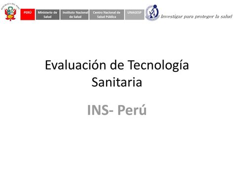 Evaluaci N De Tecnolog A Sanitaria Ppt Descargar