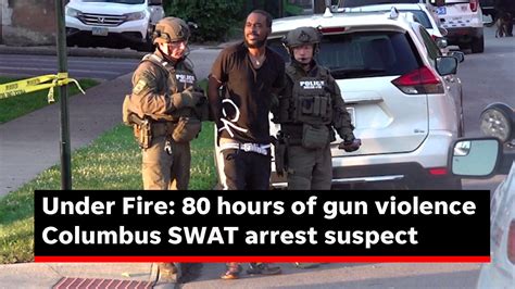 Columbus Police Swat Team Uses Tear Gas To Bring Out Suspect