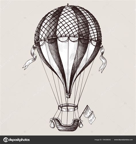 Hot Air Balloon Vintage Prints