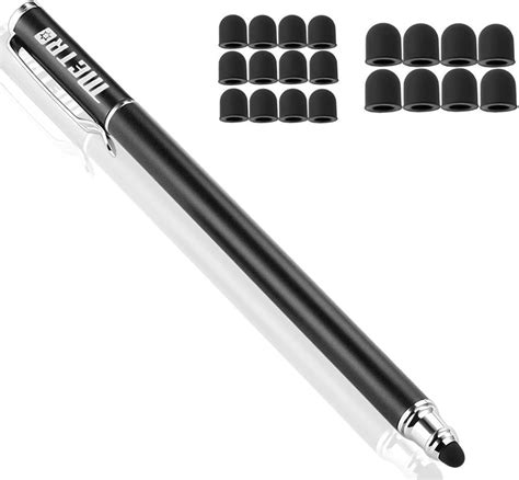 Metro Universal Capacitive 2 In 1 Touch Screen Stylus Pen With 20 Pcs