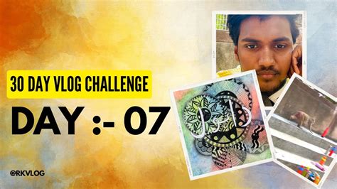 Day 07 Mandala Art🎨 Bin Bulaye Mehman🐒 30 Day Vlog Challenge Rkvlog2001 Youtube