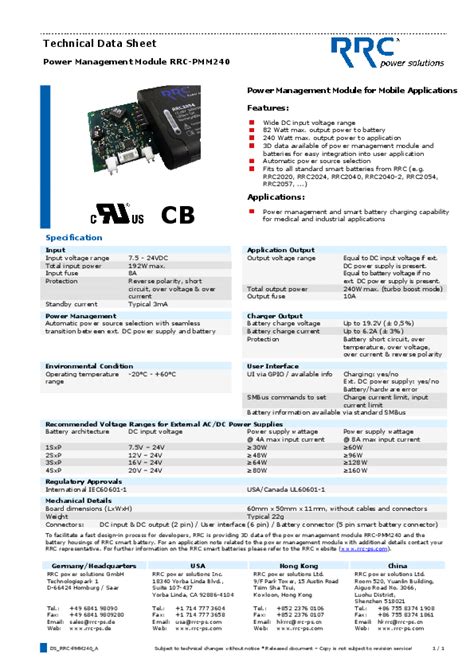 Rrc Power Solutions Device Database