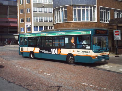 Cardiff Bus 2004 ADL Dennis Dart SLF CN54NUF 244 With Plax Flickr