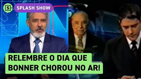 William Bonner Chorou Ao Vivo No Jornal Nacional Ao Anunciar Morte De