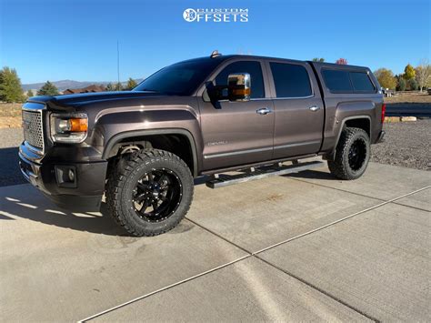 2015 GMC Sierra 1500 Moto Metal Mo970 Fabtech Suspension Lift 3 5