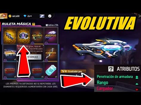 Ya Llego La Ruleta Magica Con Nueva P Evolutiva En Free Fire