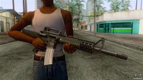 M16A4 Assault Rifle For GTA San Andreas