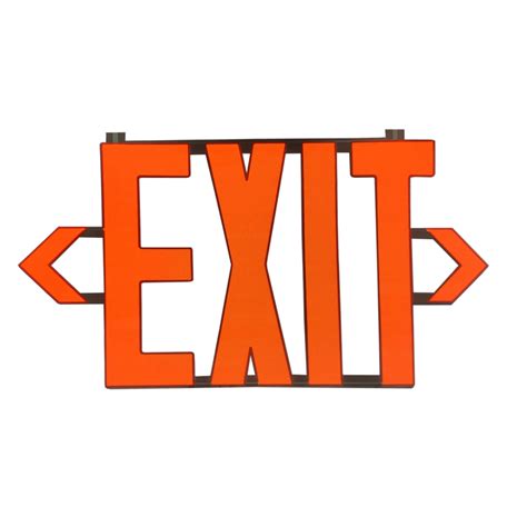 Electroluminescent Exit Sign Flexible Self Adhesive Led Luminous Exit Signs Ultra Thin