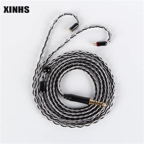 Xinhs Core N Single Crystal Copper Silver Plated Wire Headphone