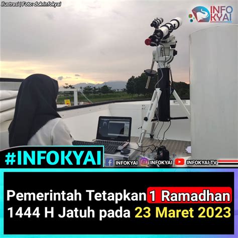 Pemerintah Tetapkan Ramadhan H Jatuh Pada Maret