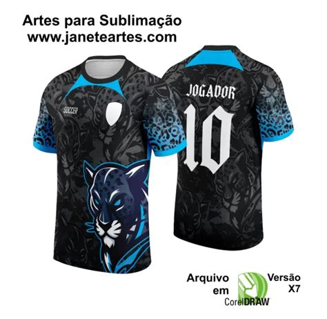 Arte Vetor Camisa Interclasse Pantera Azul 2024 Janete Artes