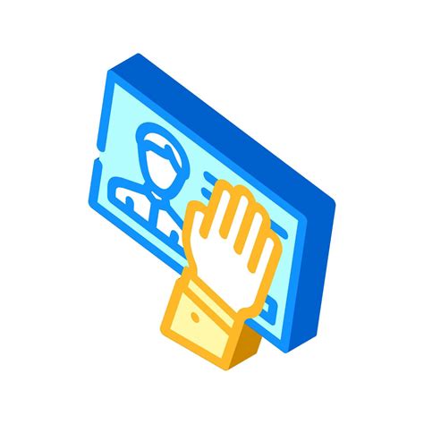 Client Data Theft Kyc Isometric Icon Vector Illustration Vector