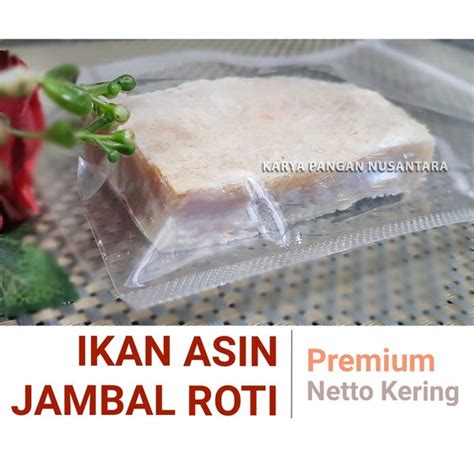 Jual Ikan Asin Jambal Roti 100 Gram Ikan Asin Jambal Roti Premium