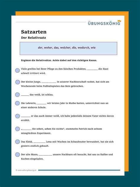 Satzarten Aktivitäten im kindergarten Genaues lesen Einfache sätze