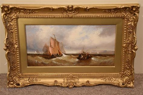 Antiques Atlas A Breezy Day Off The Coast By William Thornley Oil