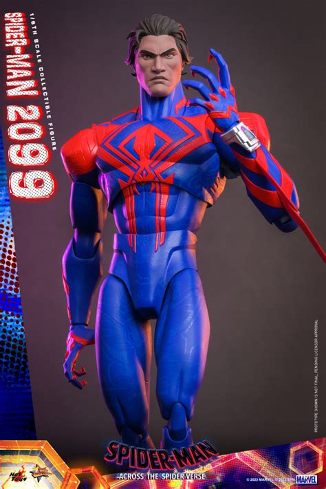 Hot Toys蜘蛛人穿越新宇宙蜘蛛人2099 1 6 比例可動人偶 戰衣特殊塗裝帶來帥氣未來感