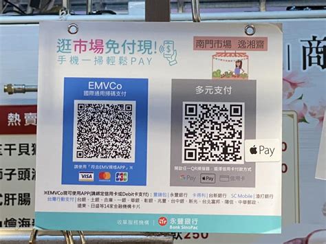 在台北逛市場也能刷 Apple Pay！qrcode 掃描免刷卡機 自由電子報 3c科技