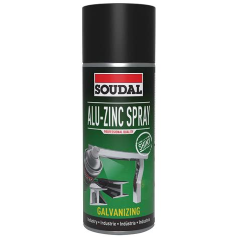 Tinta Spray Zinco Alu Brilhante Ml Soudal Racepro