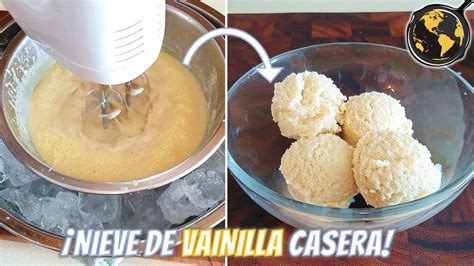 El secreto para hacer Nieve Casera fácil y perfecta Cocina Universal