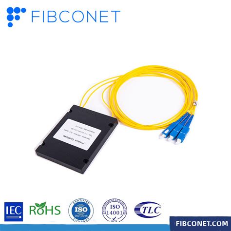 Ftth Sc Upc Abs Box Type Waterproof Fiber Optic Optical Plc Splitter