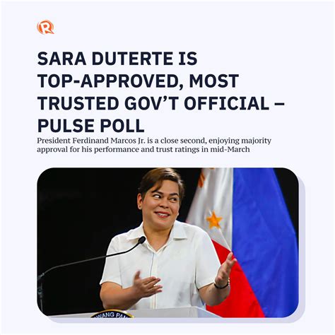 Rappler On Twitter Only Marcos And Duterte Enjoyed Majority Trust