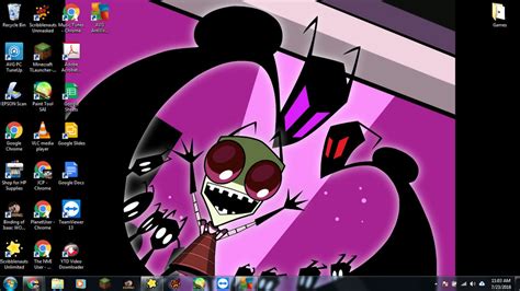 Windows 7 Desktop Invader Zim By Jcp Johncarlo On Deviantart