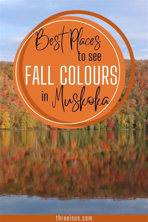 Best Places to See Fall Colours in Muskoka (and Almaguin) • Wanderlust ...